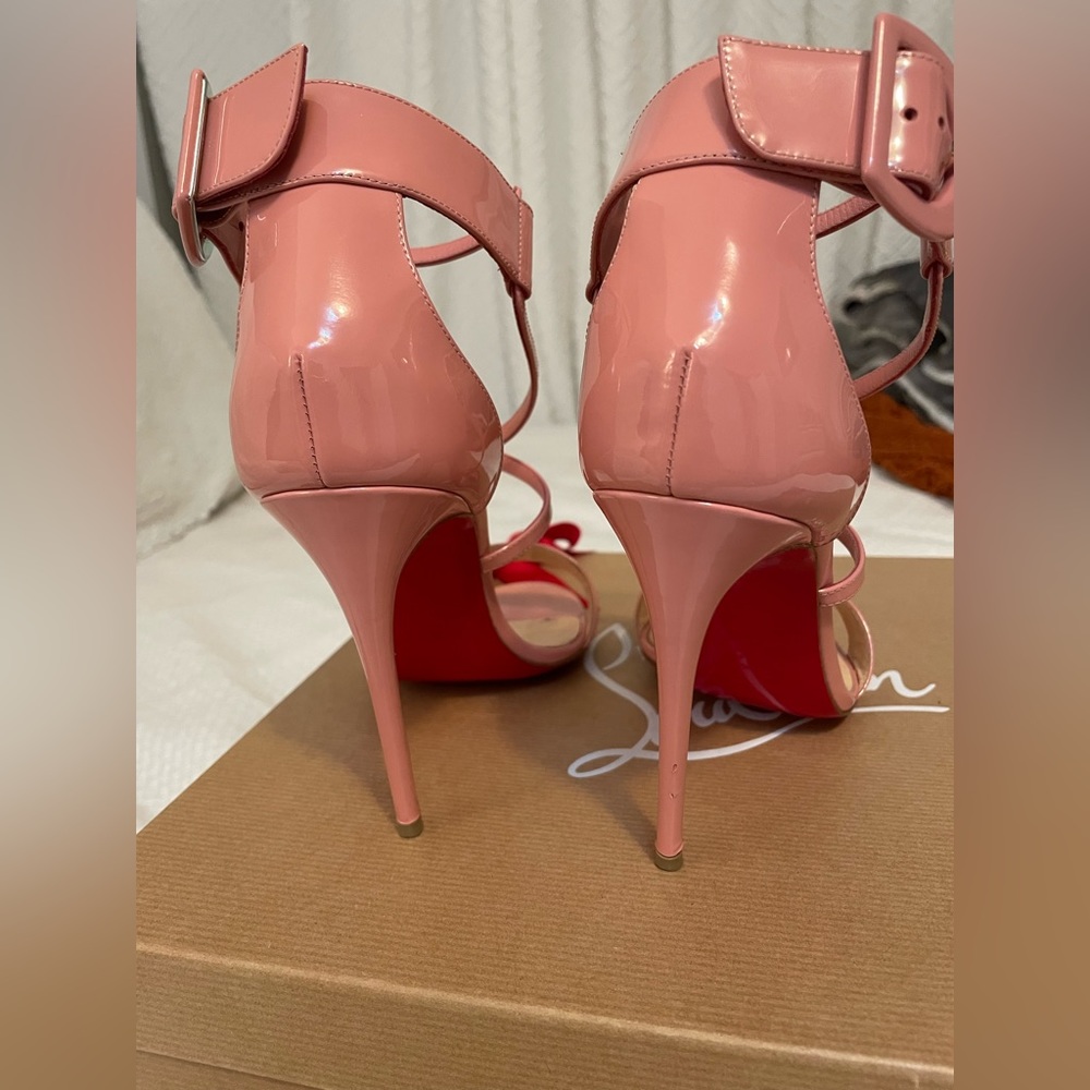 Christian Louboutin Choca 100 patent- Pink- Size 36.5 - Picture 4 of 9
